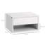 Floating Bedside Tables Wall Mounted Nightstands with Drawer and Shelf, 37 x 32 x 21 cm, Engineered Wood, 2 Pieces, Wall-Mounted Nightstand, Brown, Space-Saving Wall-Mounted Design-190321170
