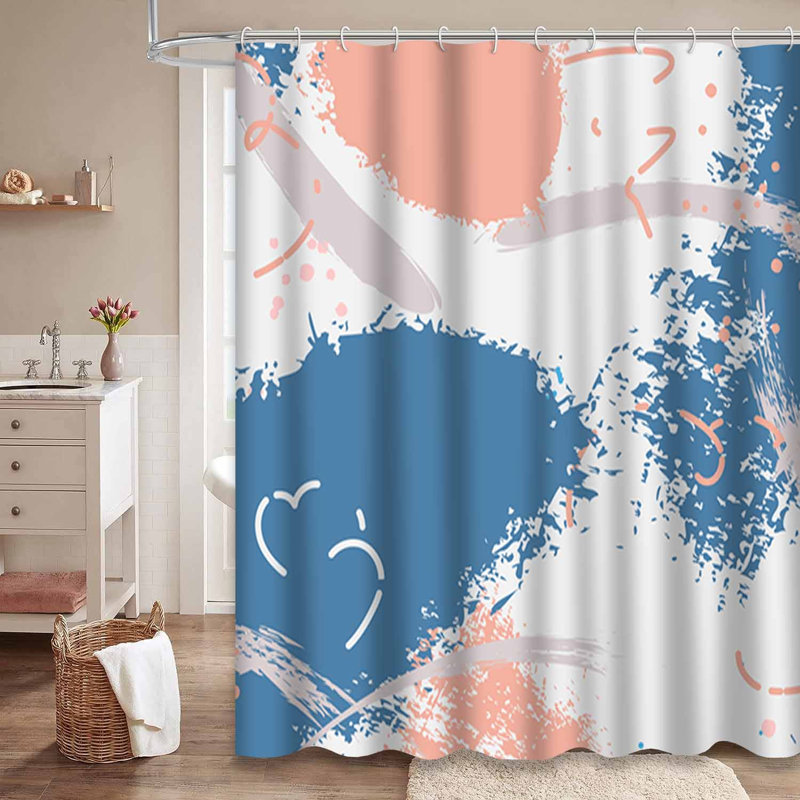 Rideau de douche Pastel, L 72 po x l 84 po