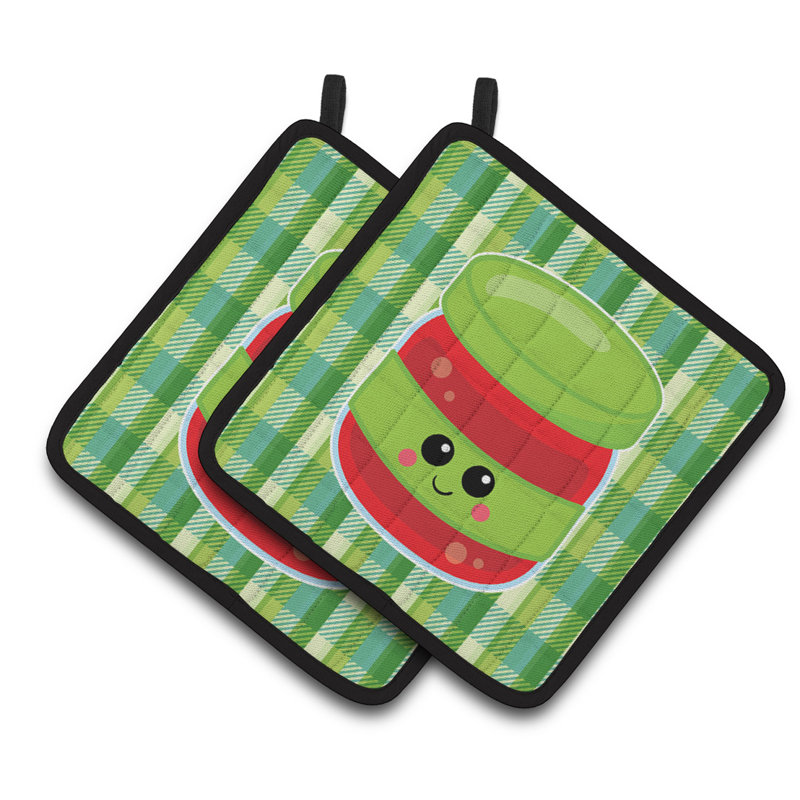Caroline's Treasures Striped Polyester Potholder