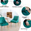 Briana 90.32cm H Upholstered Upholstered Back Side Chair-1988665936