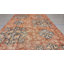 Tapis de couloir unique en laine noué à la main de style galerie des années 1960 de 7 pi 10 po x 16 pi 7 po en rouge / bleu foncé Gallery