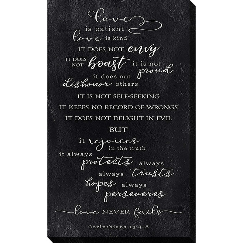 «Love Is» par Natalie Carpentieri - impression, Toile tendue, H 48 po x l 28 po x P 1,5 po