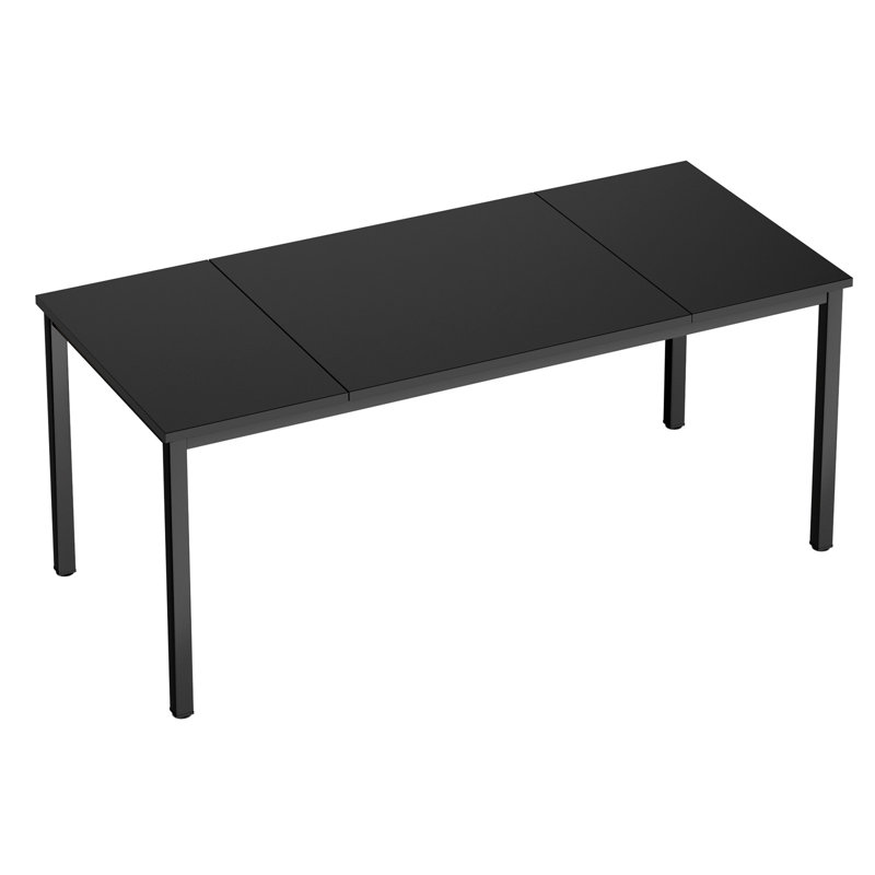 Pelaga Jahnna 70.9'' W Rectangle Writing Desk, 29.5" H x 70.9" W x 31.5" D, White