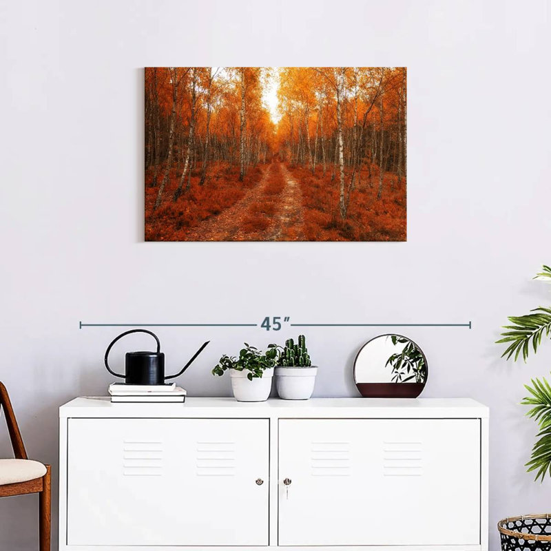 Alvord Golden Polish Birch Forest, 20" H x 30" W