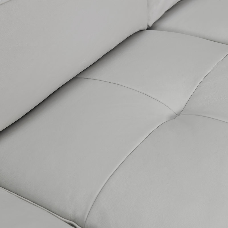 Dinese Upholstered 88'' Sofa, Dove Gray