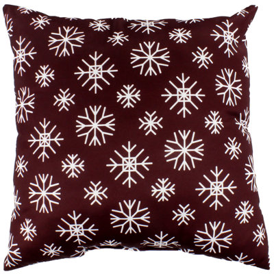  Housse de coussin carré Let It Snow