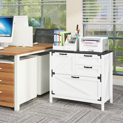 Lateral File Cabinet With 4 Drawers by Gracie Oaks