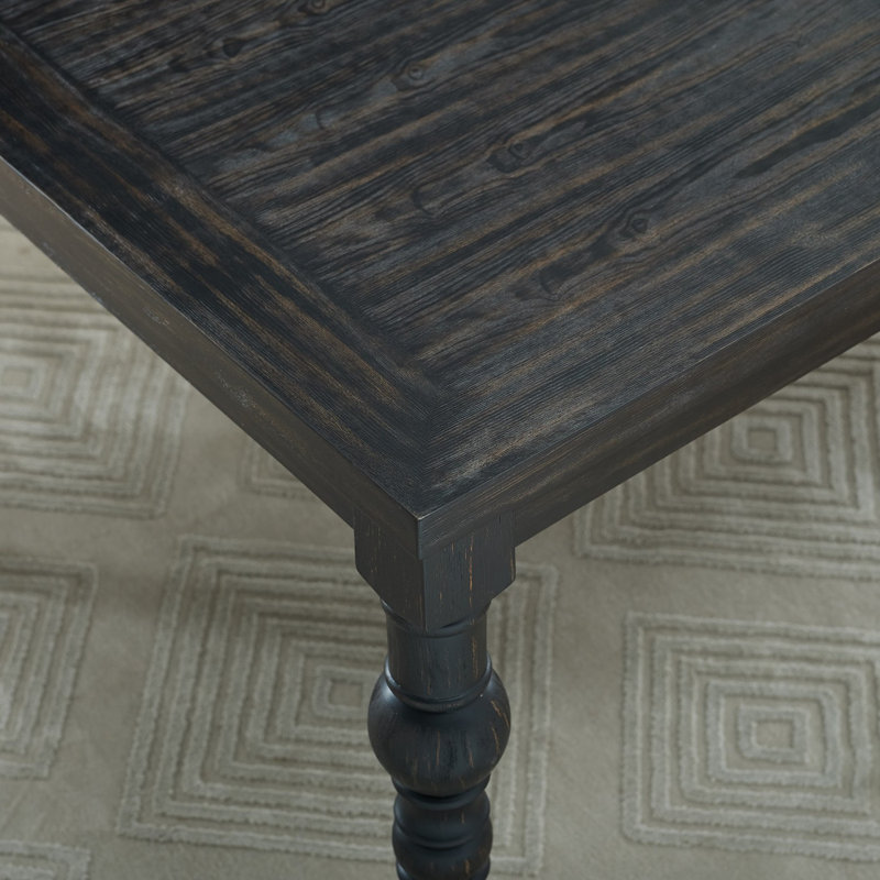 Ensemble de salle à manger Leviton, 7 pièces : table, 6 chaises, Grey