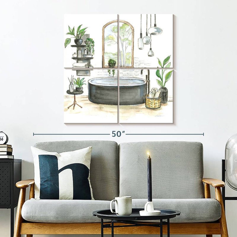 Baignoire noire Kerrick I, H 32 po x l 32 po