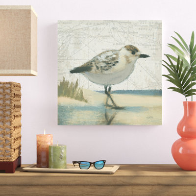 «Beach Bird I» par James Wiens - reproduction d'art sur toile tendue