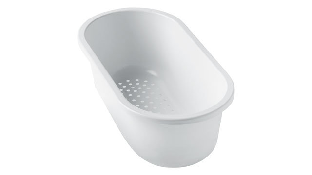 Franke Prestige Plastic Over the Sink Strainer, White