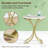 Side Table, Round End Table For Living Room