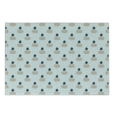 East Urban Home Glass Pineapple Cutting Board