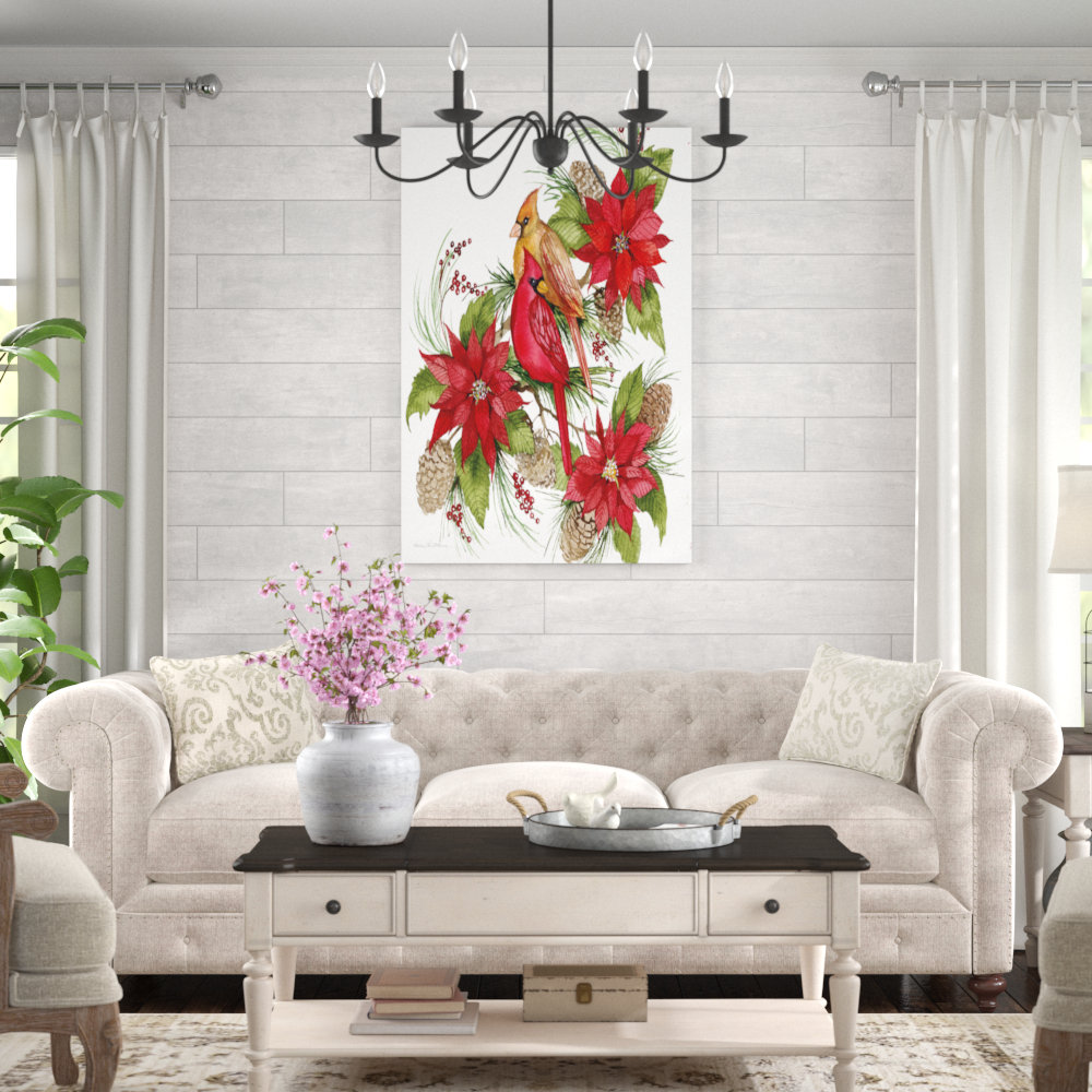 " Holiday Happiness III " by Kathleen Parr McKenna Painting Print The Holiday Aisle® 