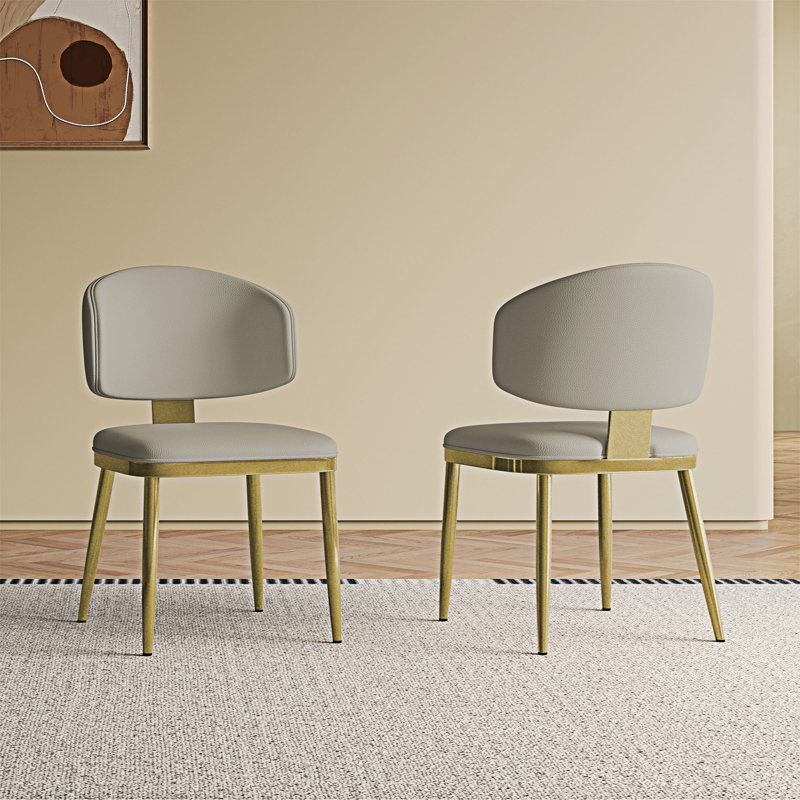 Ensemble de 2 chaises de salle à manger rembourrées