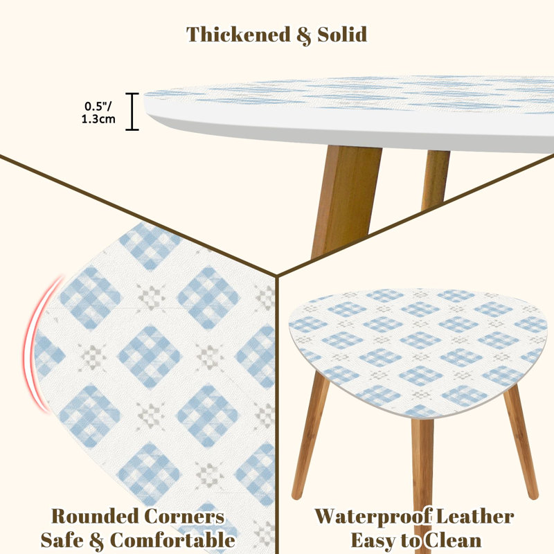 Ensemble de 2 tables basses gigognes Triangle