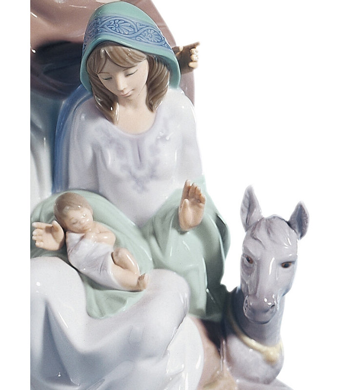 Figurine Joyful, Argent/bleu