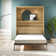 Makassar Murphy Bed with Gallery Shelf & Touch Sensor LED Lighting