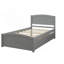 Lit plateforme simple avec deux tiroirs