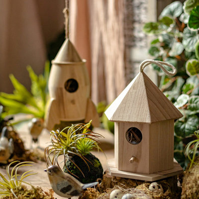 Maison d'oiseaux 8,3 po x 6,7 po x 6,7 po