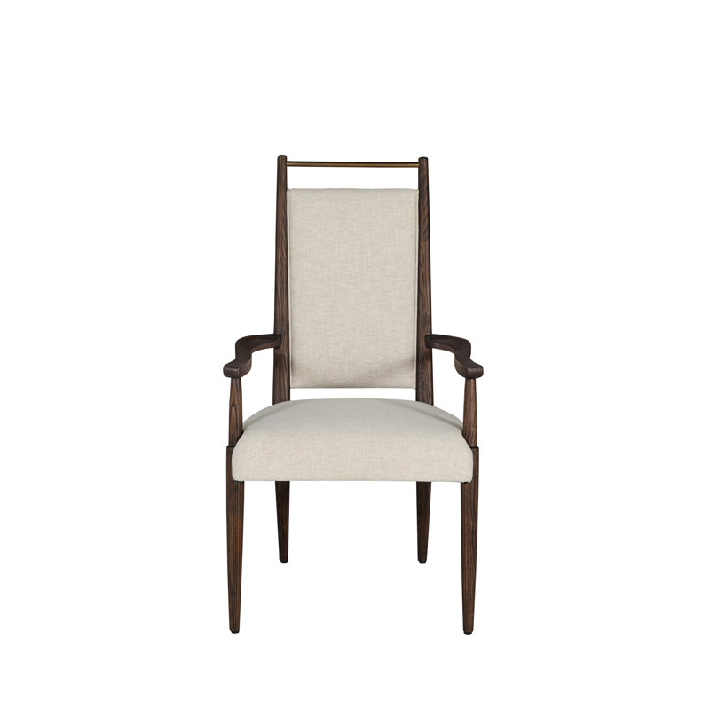 Highland Oak High Back Dining Arm Chair, Dusk