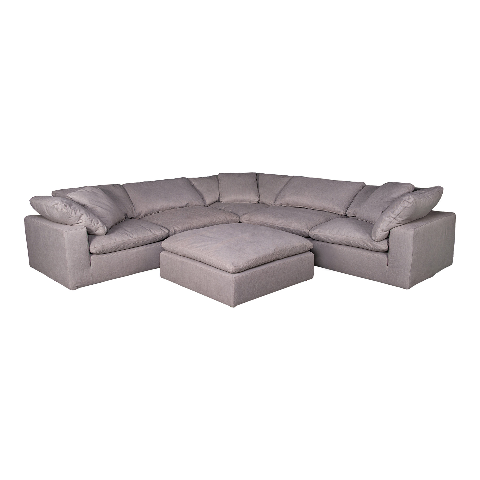Tila Upholstered Accent Chair, Light Gray