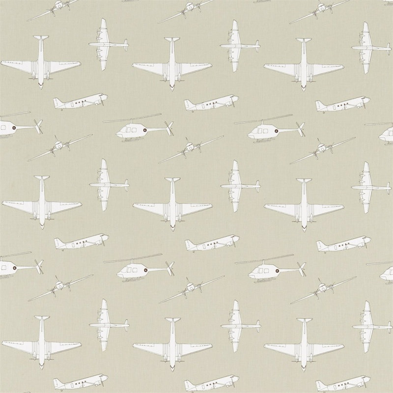 Chocks Away Fabric, Stone
