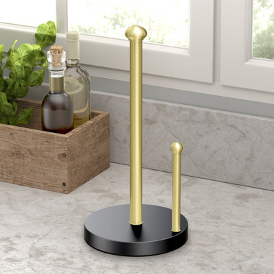 Kitchen Accessories | Countertop Solid Brass Paper Towel Holder