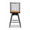 Lewis Swivel Upholstered Stool with Solid Wood Frame