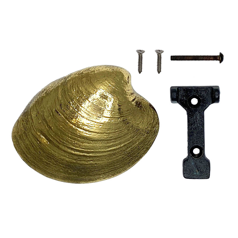 Polished Brass Bumblebee Door Knocker with Black Accents