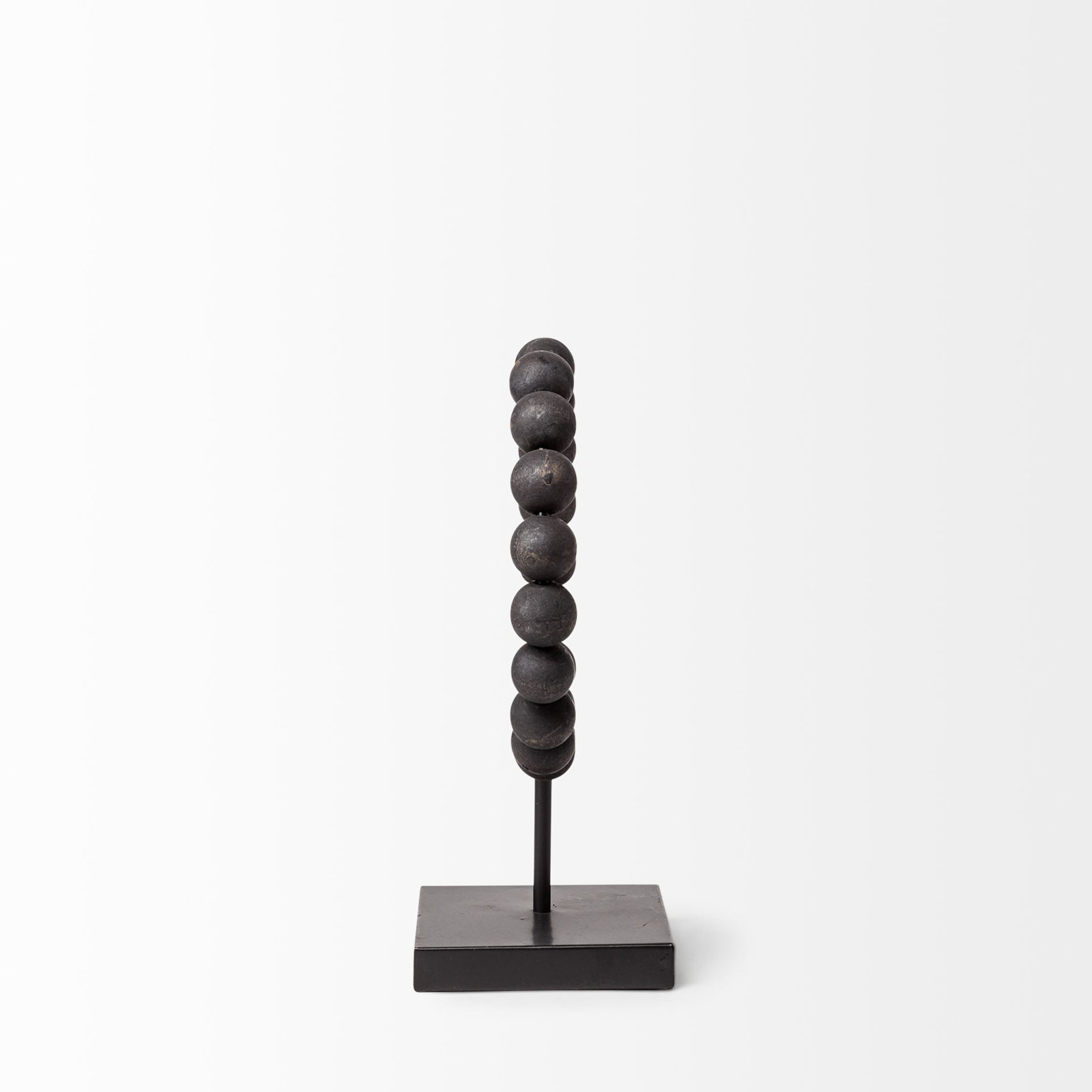 Shira Sculpture, 11.6" H x 9.4" W x 4.5" D, Black