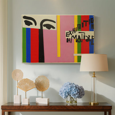 Maquette for Exhibition Poster (Exhibition H. Matisse)-Henri Matisse-Gallery Wrapped Canvas-c. 1953