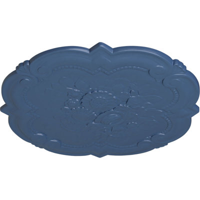 Médaillon de plafond victorien H 24 3/8 po x l 24 3/8 po x P 1 po