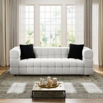 Cordish 81'' Upholstered Sofa With 2 Pillows