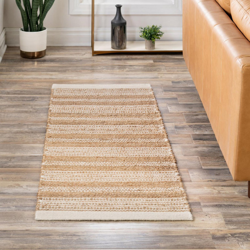 Tapis naturel Dovecove, Tapis de couloir 2 pi 7 po x 10 pi