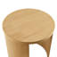 Table de bout ronde en bois Aspect