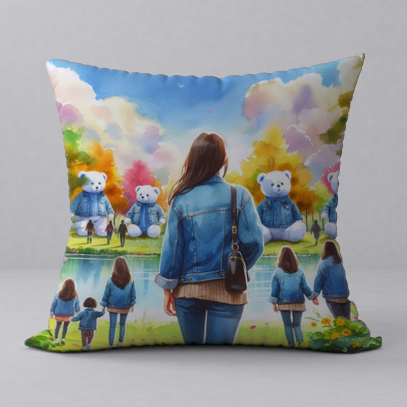 Reversible Throw Pillow