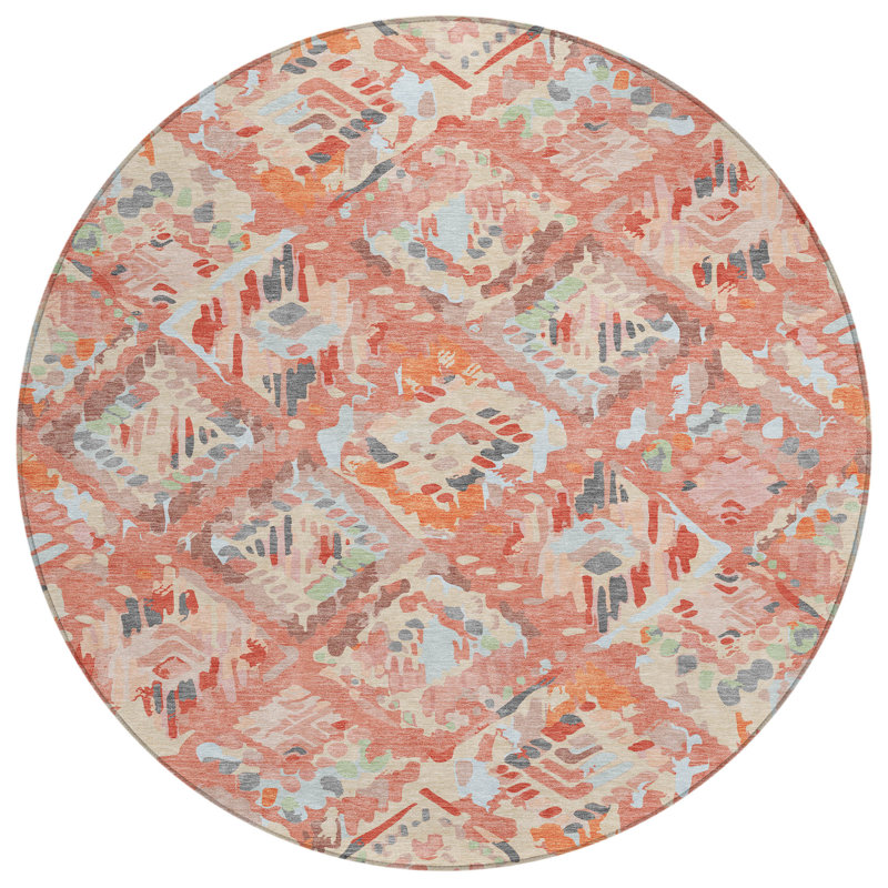 Tapis intérieur / extérieur rond 8 po