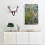 High Above The Greens In Abstract - Wrapped Canvas Print-55307732