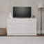Ensemble de chambre à coucher avec commode, commode et 2 tables de chevet 4 pièces Foster-119045004