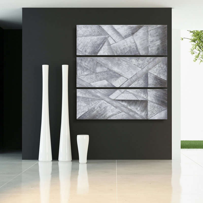 'Diamonds' by Martin Edwards - 3 Piece Painting Print Set
