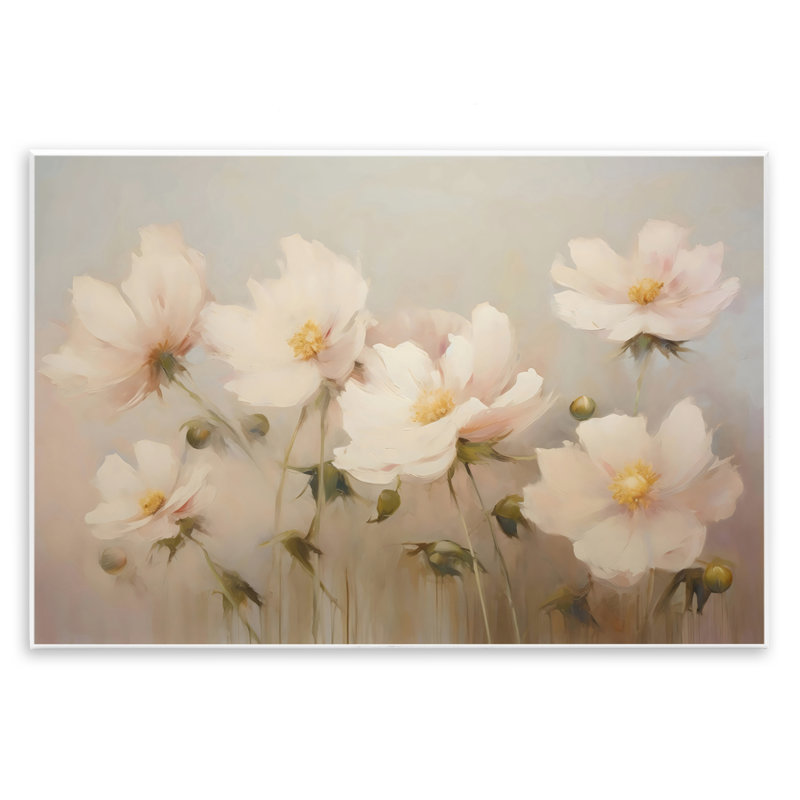 Plaque murale «Faded Pink Blossoms», conception par LSR Creative Studio, H 13 po x l 19 po