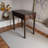 A solid-textured teak desk-665899360