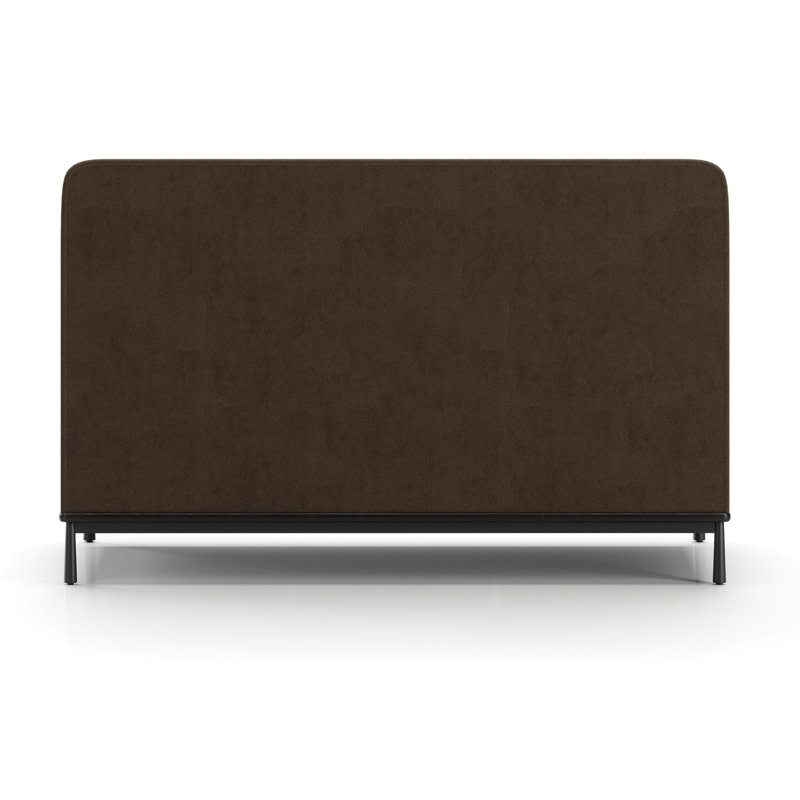 Arc Sofa Two-Seater High Back Middle, Black Oak, Jade 101