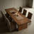 Sturdy Rectangular Solid Wood Dining Table-1466109129