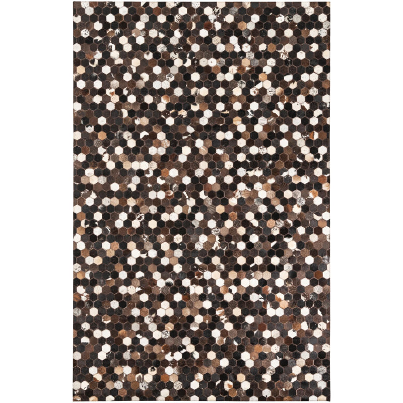 Tapis brun foncé Jed