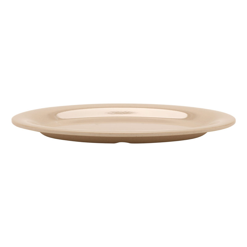 G.E.T. Serving Platters Melamine Platter, Sandstone, 1" H x 9.75" L x 7.25" W