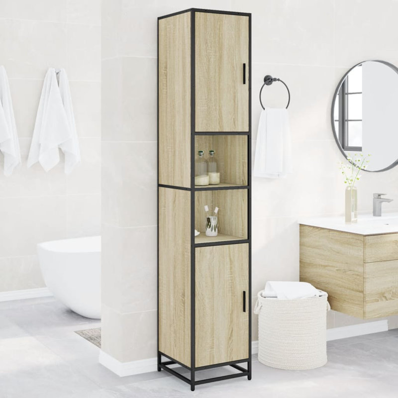 Anabela Bathroom Cabinet, Sonoma Oak