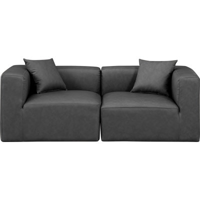 Canapé modulaire 2 pièces rembourré