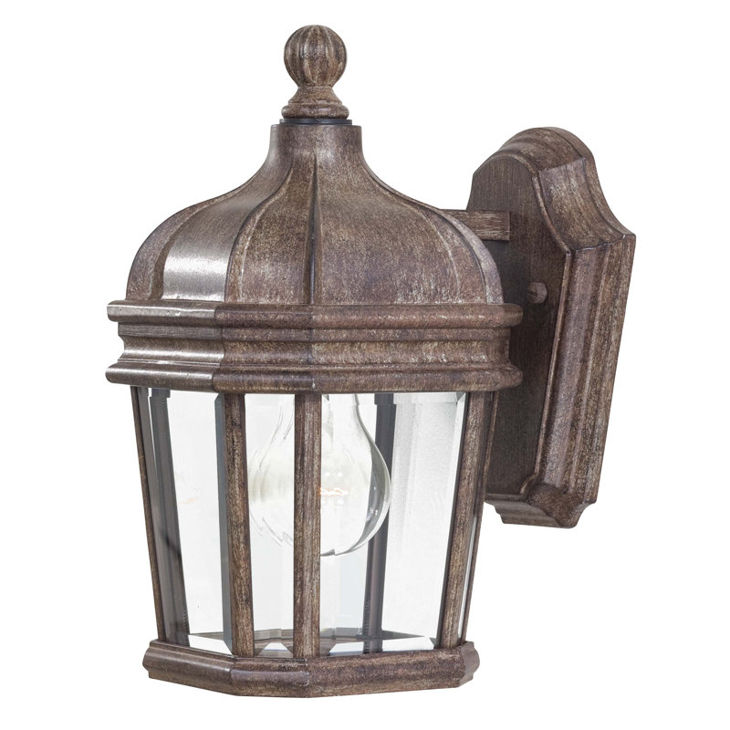 Lanterne murale d'extérieur 11,5 po Jesusa, Rouille rétro